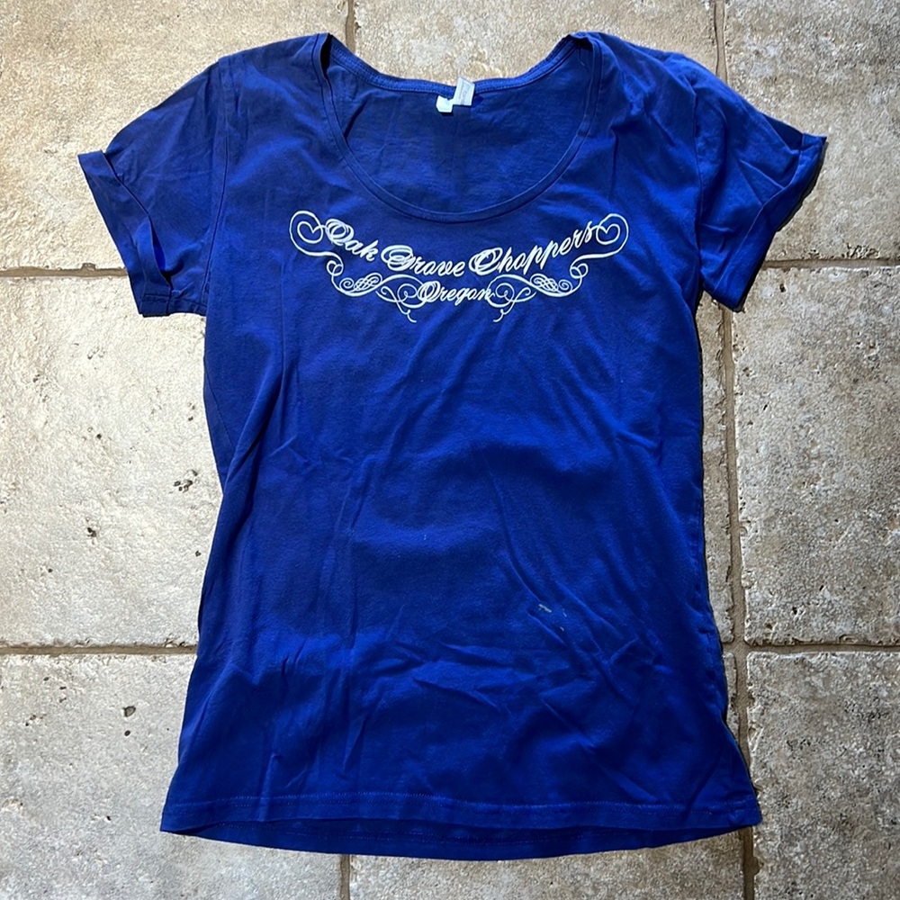 Ladies tee shirt Glitter Script